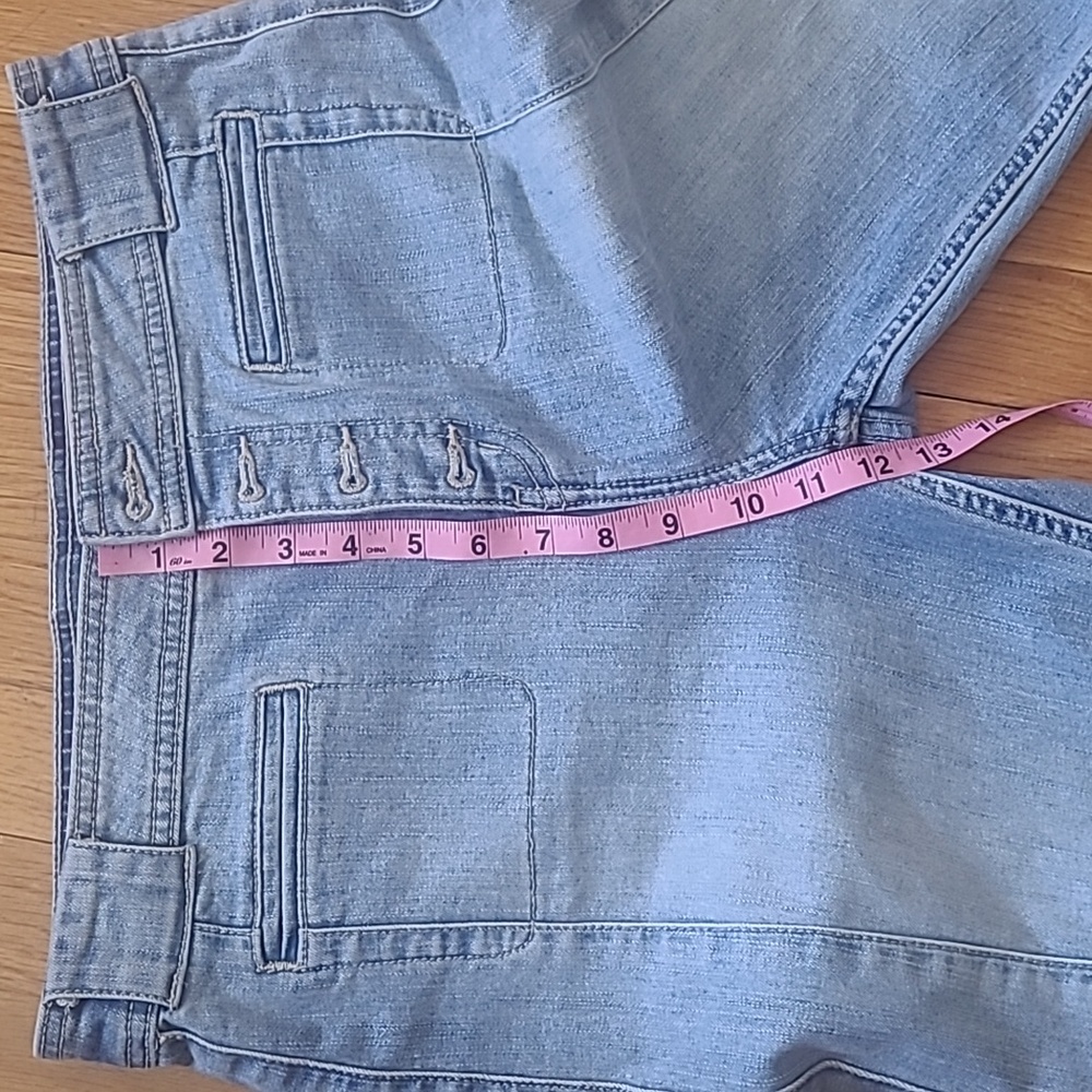 Chelsea28 Flare Button Fly Ankle High Rise Jeans - Picture 7 of 8